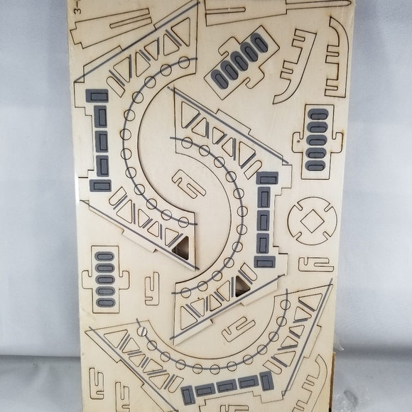 New-land Woodcraft Assembly Kit Eiffel Tower 3D Puzzle Laser Cut XF-G001D - Picture 3 of 10